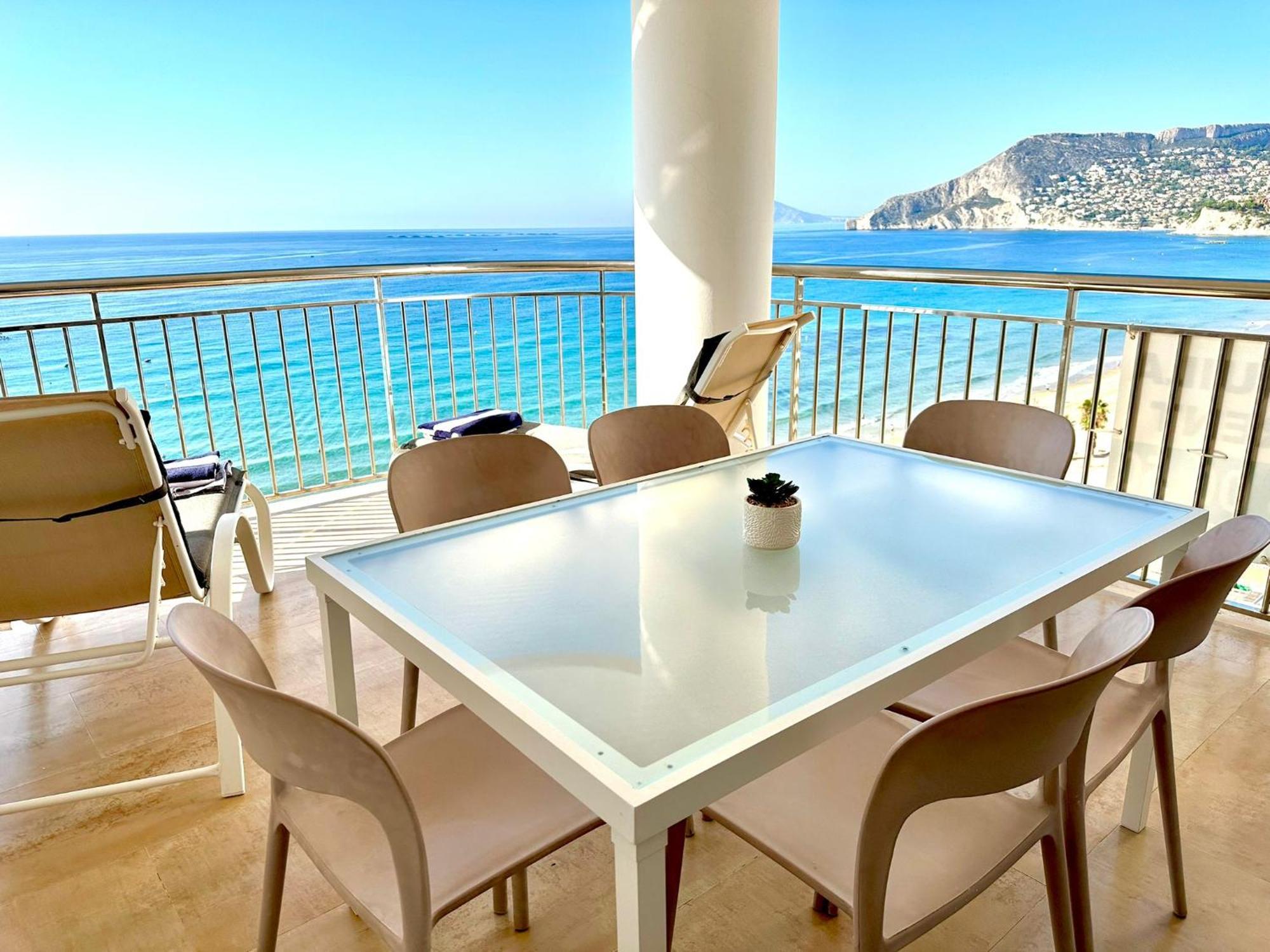 Porto Azul 10A Frontal Penon & Sea View First Line Arenal Beach Calpe Eksteriør billede