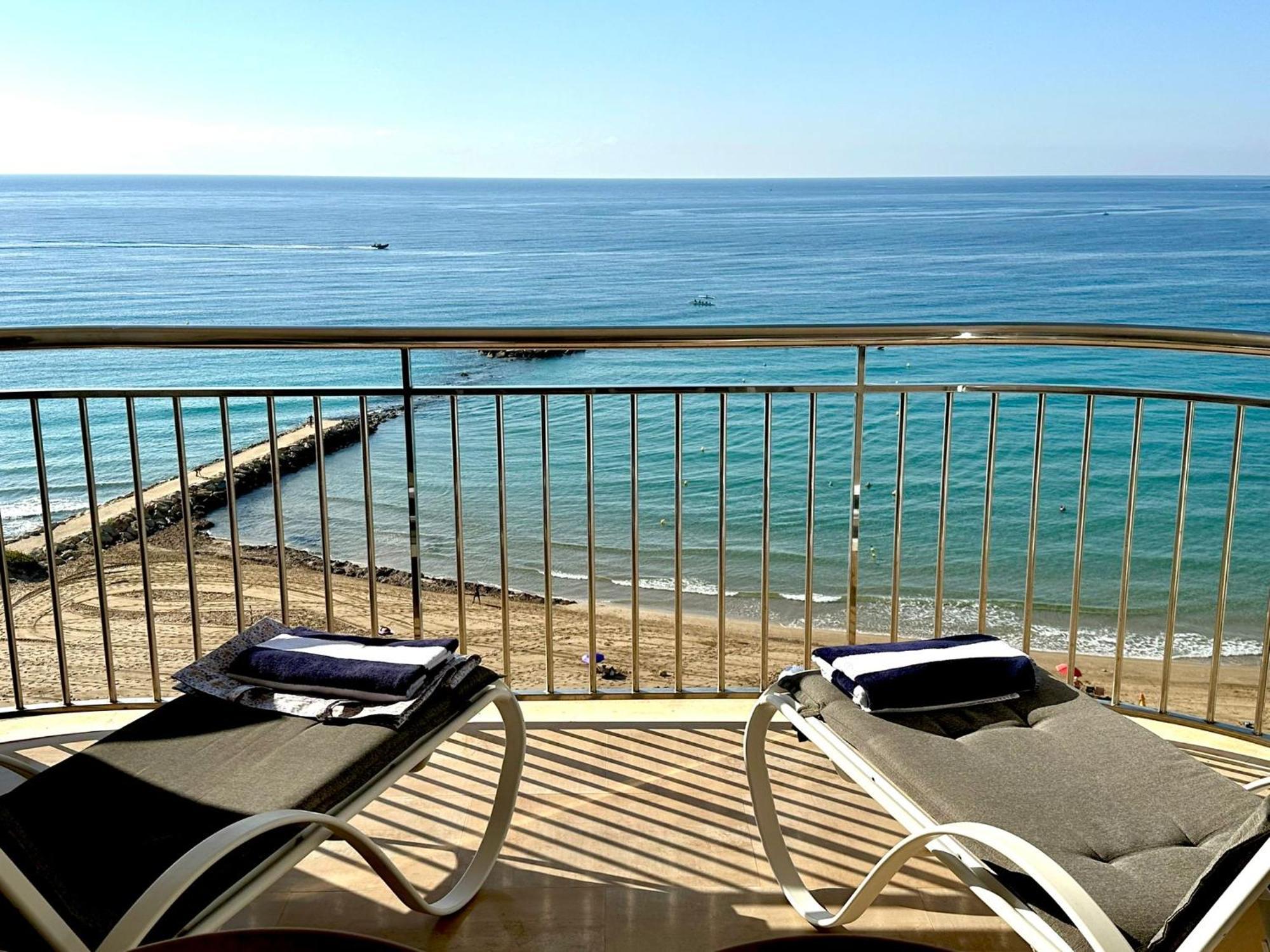 Porto Azul 10A Frontal Penon & Sea View First Line Arenal Beach Calpe Eksteriør billede